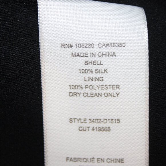 Joie Dress Sz S Black Multi Color Arrows Racer Back Lined 100% Silk Poly Dress - Picture 11 of 14